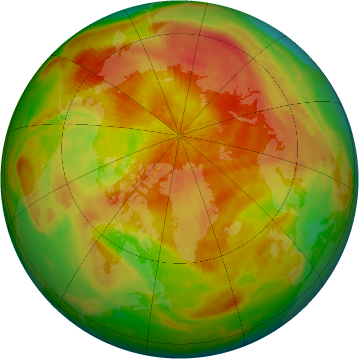 Arctic ozone map for 26 April 2003